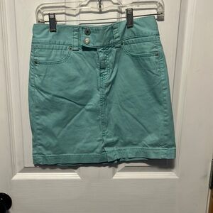 3/$20 teal  gap skirt